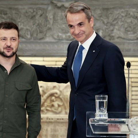 Τηλεφωνική επικοινωνία Μητσοτάκη - Ζελένσκι ενόψει της έκτακτης συνεδρίασης του Ευρωπαϊκού Συμβουλίου