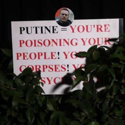 ΣΥΓΚΕΝΤΡΩΣΗ ΔΙΑΜΑΡΤΥΡΙΑΣ ΓΙΑ ΤΟΝ ΘΑΝΑΤΟ ΤΟΥ ΑΛΕΞΕΪ ΝΑΒΑΛΝΙ ΣΤΗΝ ΠΡΕΣΒΕΙΑ ΤΗΣ ΡΩΣΙΑΣ (ΓΙΑΝΝΗΣ ΠΑΝΑΓΟΠΟΥΛΟΣ/EUROKINISSI)