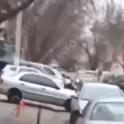 Στιγμιότυπο από την έκρηξη στην Οδησσό 