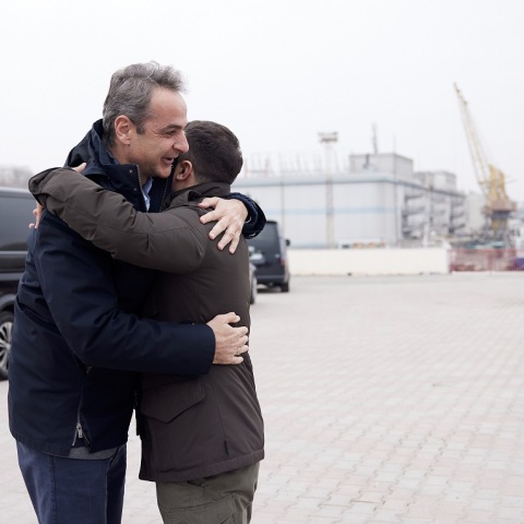 Το ευχαριστώ Ζελένσκι στον Μητσοτάκη: Γενναία η επίσκεψή σου στην Οδησσό 