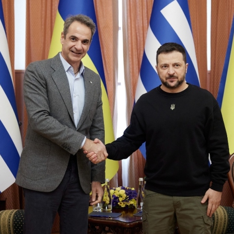 Το ευχαριστώ Ζελένσκι στον Μητσοτάκη: Γενναία η επίσκεψή σου στην Οδησσό 