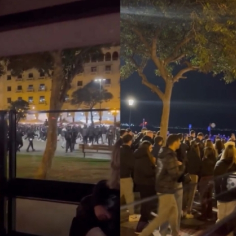 Θεσσαλονίκη: 21 συλλήψεις για επίθεση εναντίον τρανς ατόμων στην πλατεία Αριστοτέλους	