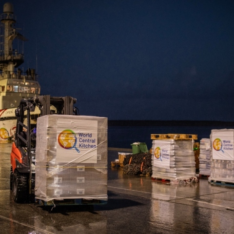 Κύπρος: Στο λιμάνι της Γάζας έφτασε το πλοίο «Open Arms» με 200 τόνους τροφίμων