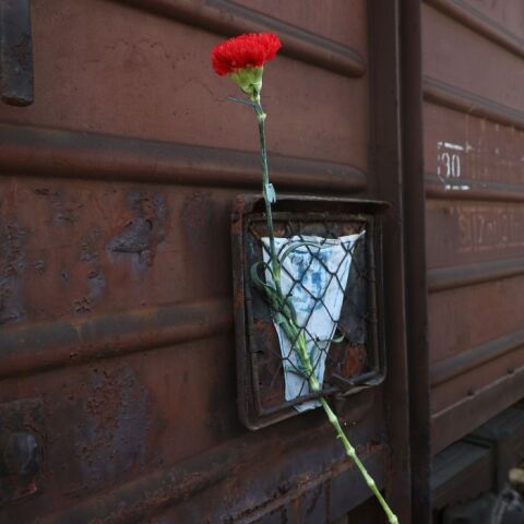 ΠΟΡΕΙΑ ΜΝΗΜΗΣ "ΠΟΤΕ ΞΑΝΑ ΘΕΣΣΑΛΟΝΙΚΗ - ΑΟΥΣΒΙΤΣ" (ΡΑΦΑΗΛ ΓΕΩΡΓΙΑΔΗΣ/EUROKINISSI)