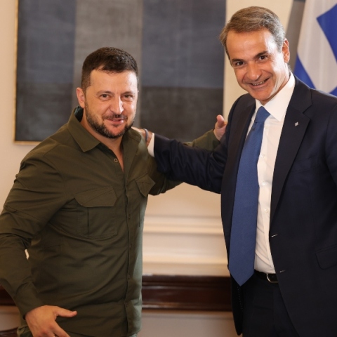 Ζελένσκι: Συζήτησα με τον κ. Μητσοτάκη για την εφαρμογή συμφωνιών Ελλάδας-Ουκρανίας 