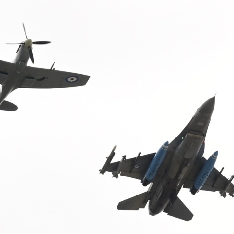 Παρέλαση 25ης Μαρτίου: Η επετειακή διέλευση των Supermarine Spitfire