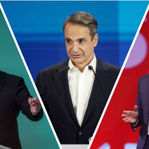 Κυριάκος Μητσοτάκης, Στέφανος Κασσελάκης και Νίκος Ανδρουλάκης αρχίζουν προεκλογική εκστρατεία