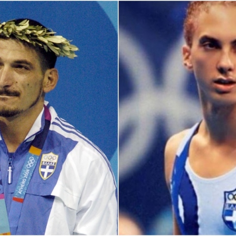 Πύρρος Δήμας και Δημήτρης Μελισσανίδης με τα «γαλανόλευκα» 