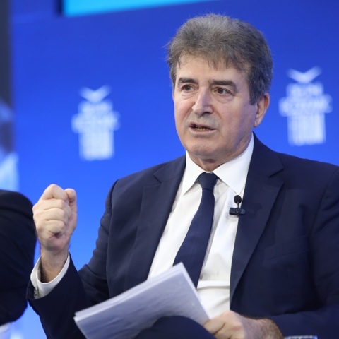 Ο υπουργός Προστασίας του Πολίτη Μιχάλης Χρυσοχοΐδης στο Οικονομικό Φόρουμ των Δελφών