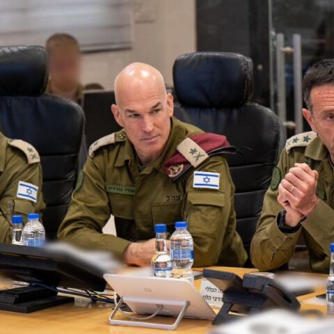 Στιγμιότυπο από το Πολεμικό Συμβούλιο του Ισραήλ