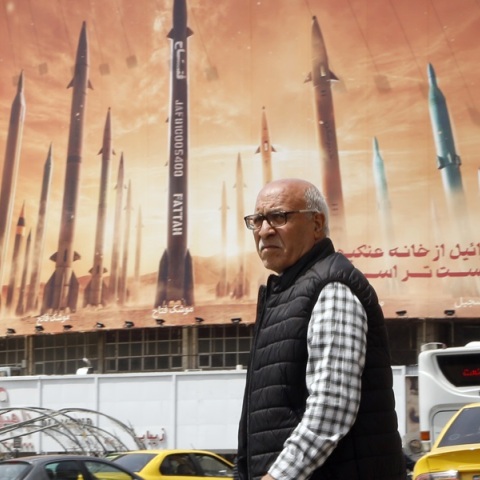 Τοιχογραφία στο Ιράν από την επίθεση κατά του Ισραήλ 