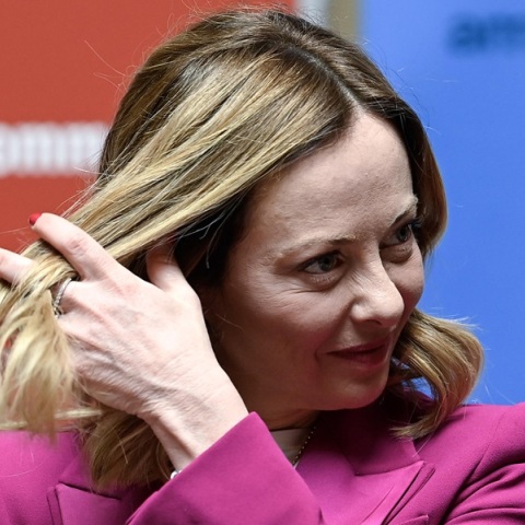 Η πρωθυπουργός της Ιταλίας, Τζόρτζια Μελόνι 