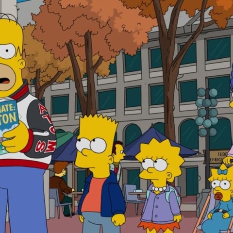 Η  5μελής οικογένεια των Simpsons 