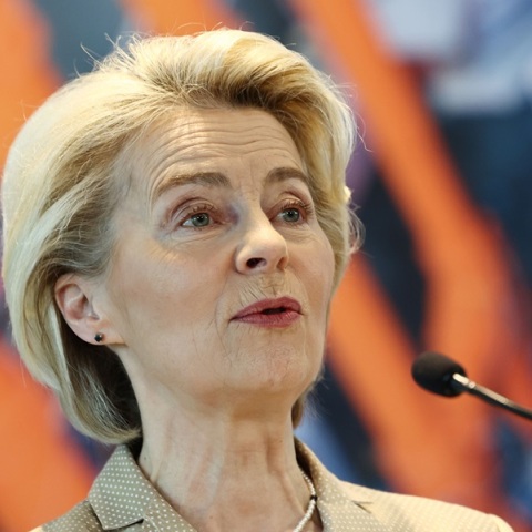 Η πρόεδρος της Κομισιόν, Ούρσουλα φον ντερ Λάιεν 