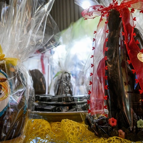 Πασχαλίνα αυγά στο  «Καλάθι του Πάσχα» 