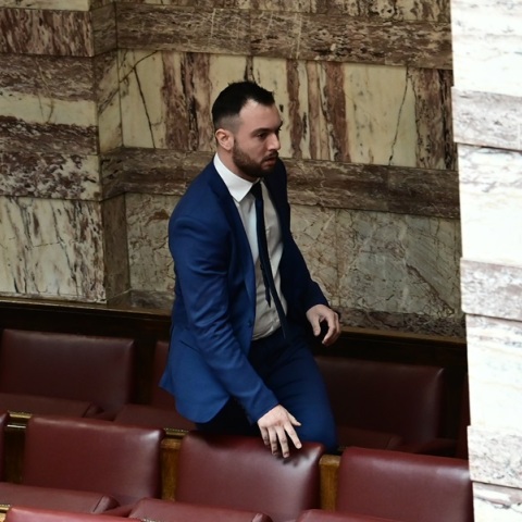 Ο Κωνσταντίνος Φλώρος μετά την επίθεση στη Βουλή 