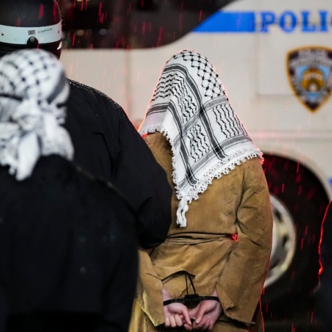 αστυνομία συλλαμβάνει διαδηλωτές