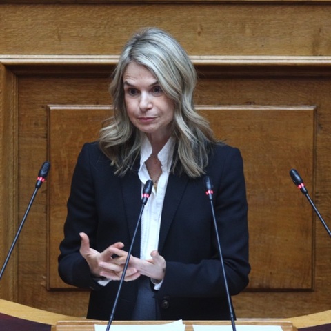 Η τομεάρχης Δικαιοσύνης του ΠΑΣΟΚ, Μιλένα Αποστολάκη 