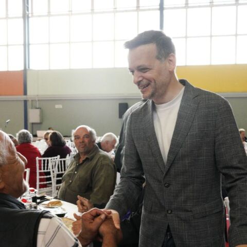 Ο Δήμαρχος Αθηναίων, Χάρης Δούκας στο Γεύμα Αγάπης