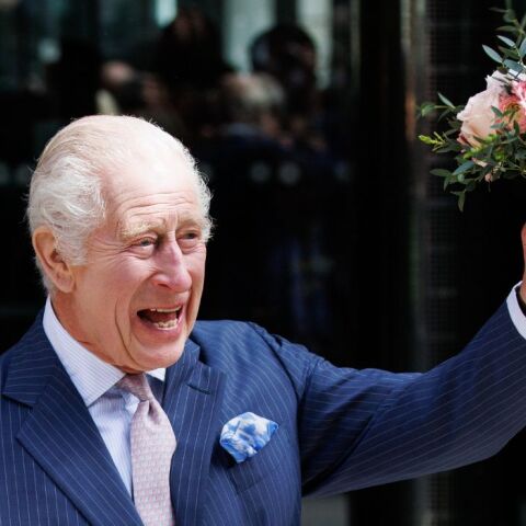 King Charles III waves at well-wishers and media after visiting the University College Hospital Macmillan Cancer Centre in London, Britain, 30 April 2024. This is the King's first public appointment following his cancer diagnosis. He will continue to receive treatment but his medical team have said they were pleased with his progress.