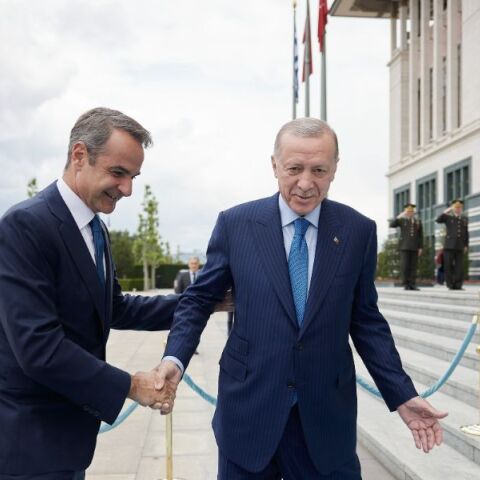 Καρέ-καρέ η επίσκεψη του Κυριάκου Μητσοτάκη στην Άγκυρα για τη συνάντηση με τον Ερντογάν