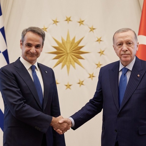 Σε εξέλιξη η συνάντηση Μητσοτάκη με Ερντογάν στην Άγκυρα