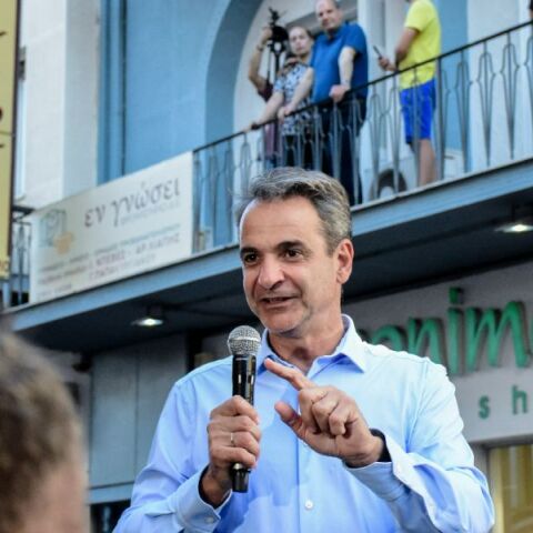 Ο πρωθυπουργός Κυριάκος Μητσοτάκης στο Άργος 