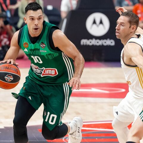 Euroleague: Προβάδισμα της Ρεάλ στο ημίχρονο επί του ΠΑΟ