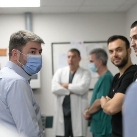 Ο πρόεδρος του ΠΑΣΟΚ, Νίκος Ανδρουλάκης στη Ρόδο ενόψει Ευρωεκλογών 