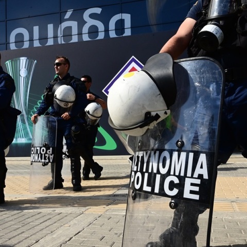Δρακόντεια τα μέτρα ασφαλείας στη Νέα Φιλαδέλφεια για τον τελικό του Conference League 