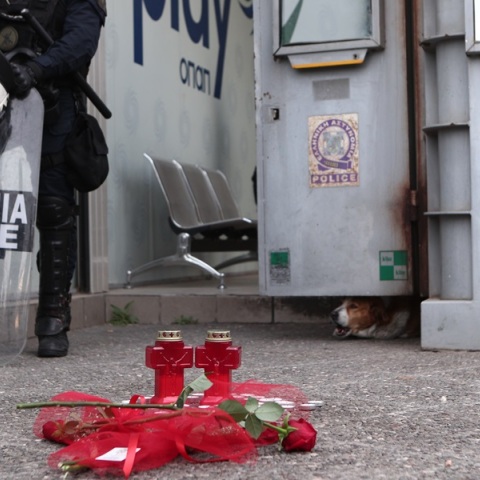 To ΄σημείο που δολοφονήθηκε η Κυριακή Γρίβα, 'έξω από το Α.Τ Αγίων Αναργύρων 