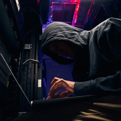 ανδρας, κουκουλα, υπολογιστες