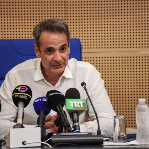  ΕΠΙΣΚΕΨΗ ΤΟΥ ΠΡΩΘΥΠΟΥΡΓΟΥ ΚΥΡΙΑΚΟΥ ΜΗΤΣΟΤΑΚΗ ΣΤΗΝ ΛΑΡΙΣΑ (EUROKINISSI)