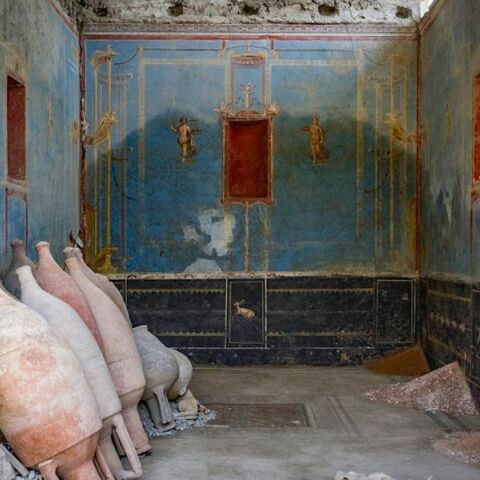 To μπλε δωμάτιο στην Πομπηία