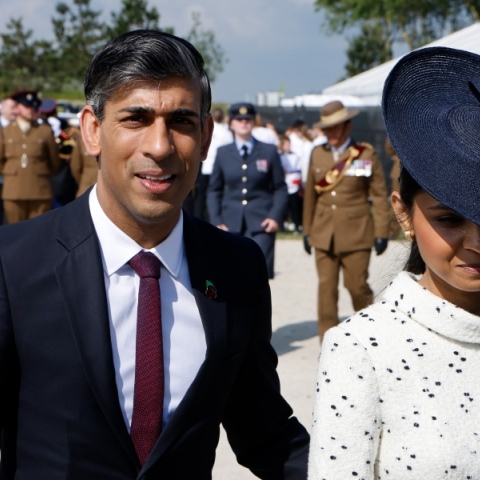 Ο Ρίσι Σούνακ με την συζυγο του