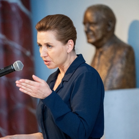 Η πρωθυπουργός της Δανίας Μέτε Φρεντέρικσεν