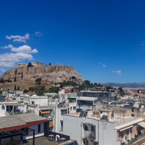 ακροπολη, πολυκατοικιες