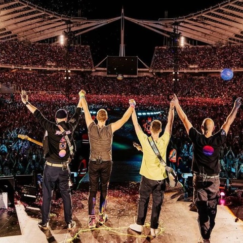 Το ευχαριστώ των Coldplay στο κοινό στο ΟΑΚΑ
