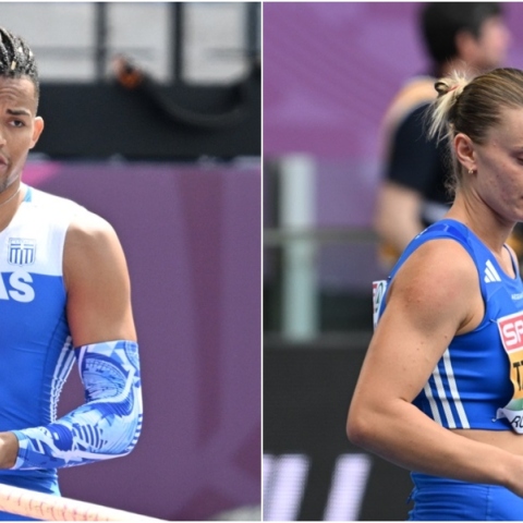 Ο Εμμανουήλ Καραλής και η Ελίνα Τζένγκο στο Ευρωπαϊκό πρωτάθλημα στίβου στη Ρώμη 