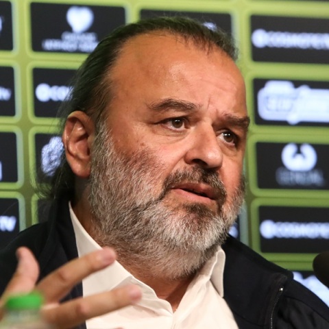 Ο νέος πρόεδρος της ΑΕΚ, Μάριος Ηλιόπουλος 