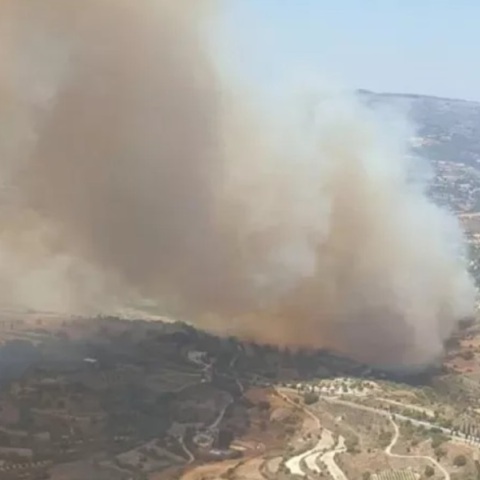 Τεράστια φωτιά στην Κύπρο 