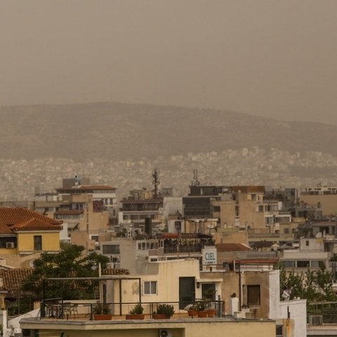 Αφρικανική σκόνη στην πρωτεύουσα 