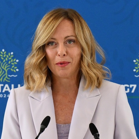 Η πρωθυπουργός της Ιταλίας, Τζόρτζια Μελόνι 