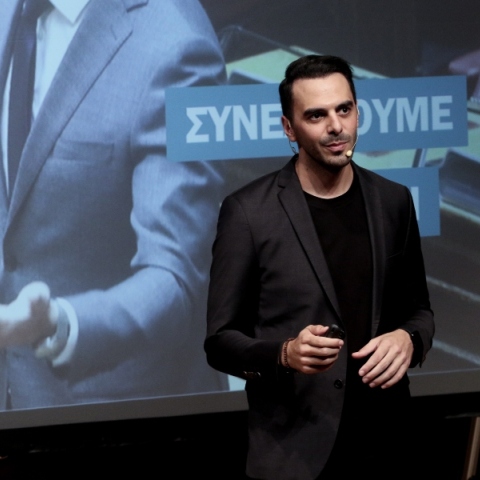 Ο Μανώλης Χριστοδουλάκης