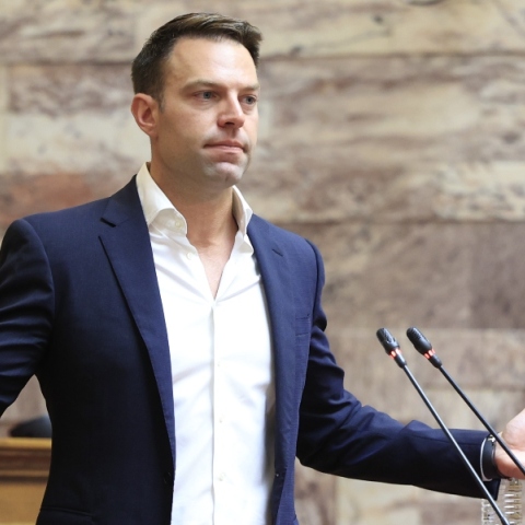 Ο πρόεδρος του ΣΥΡΙΖΑ, Στέφανος Κασσελάκης