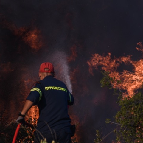 Ηλεία: Μεγάλη φωτιά στο Αλεποχώρι - Εκκενώνονται χωριά, έκλεισε η εθνική οδός