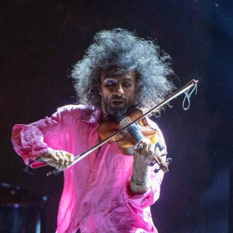 o Ara Malikian παίζει βιολί