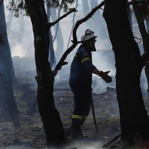 Για τη φωτιά στα Γλυκά Νερά εστάλη ειδοποίηση 112 