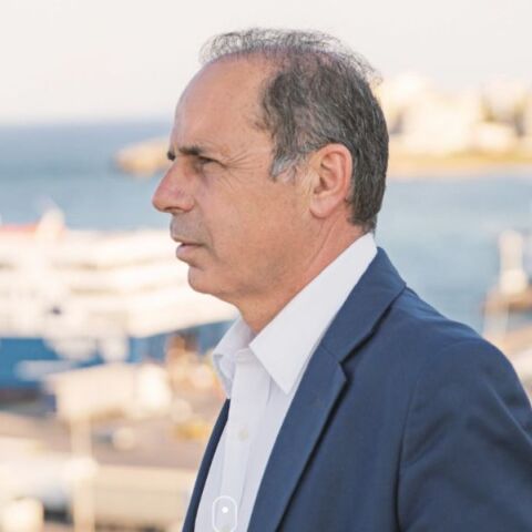 Ο Βαγγέλης Μπουρνούς 