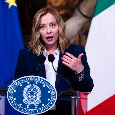 Η πρωθυπουργός της Ιταλίας Τζόρτζια Μελόνι